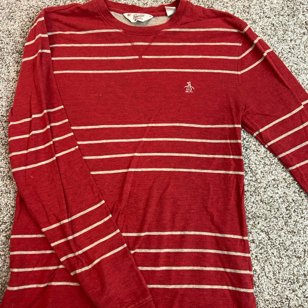 Original Penguin Men’s long sleeve shirt medium